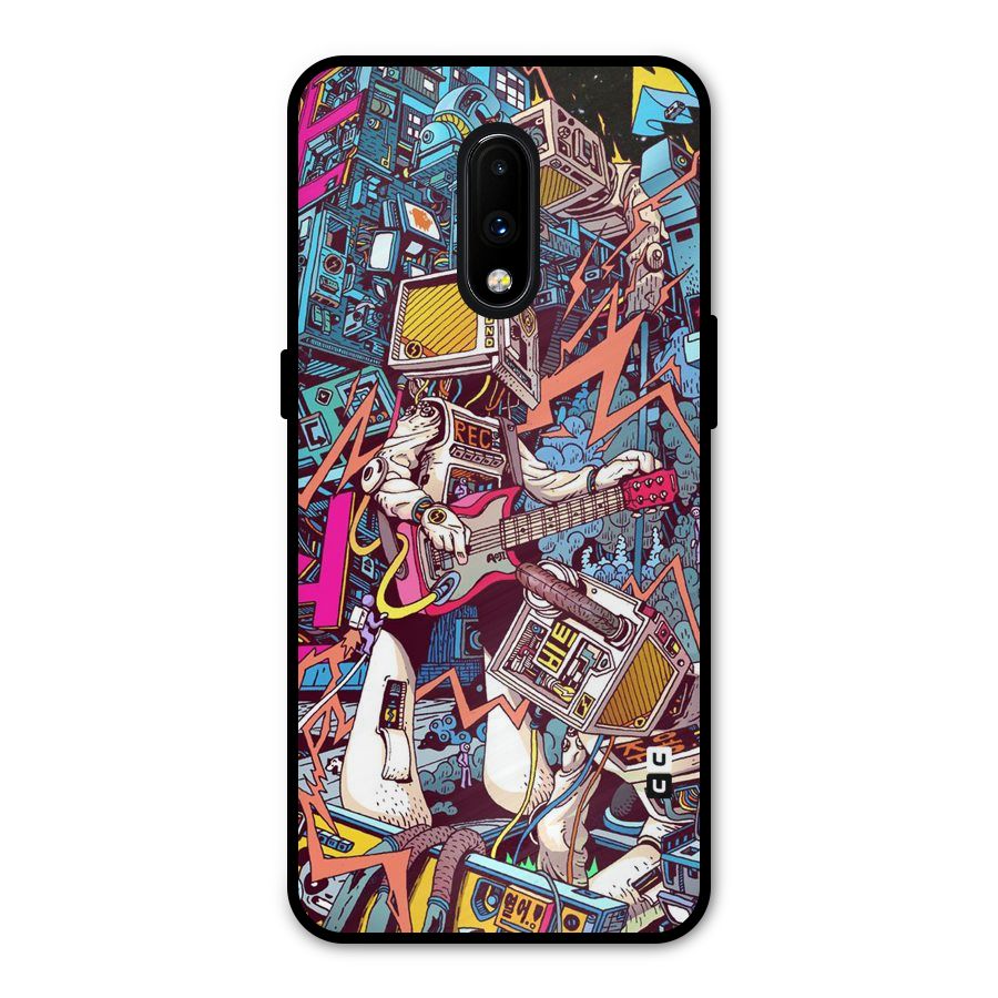Electric Colors Metal Back Case for OnePlus 7