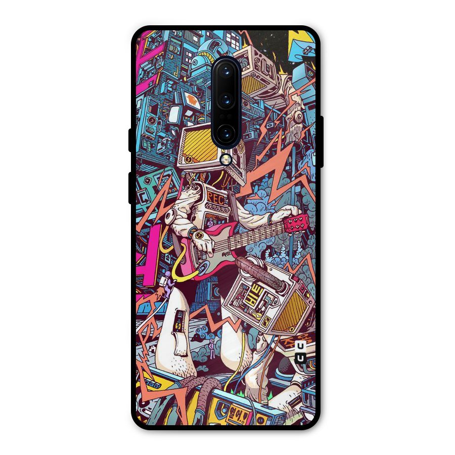 Electric Colors Metal Back Case for OnePlus 7 Pro