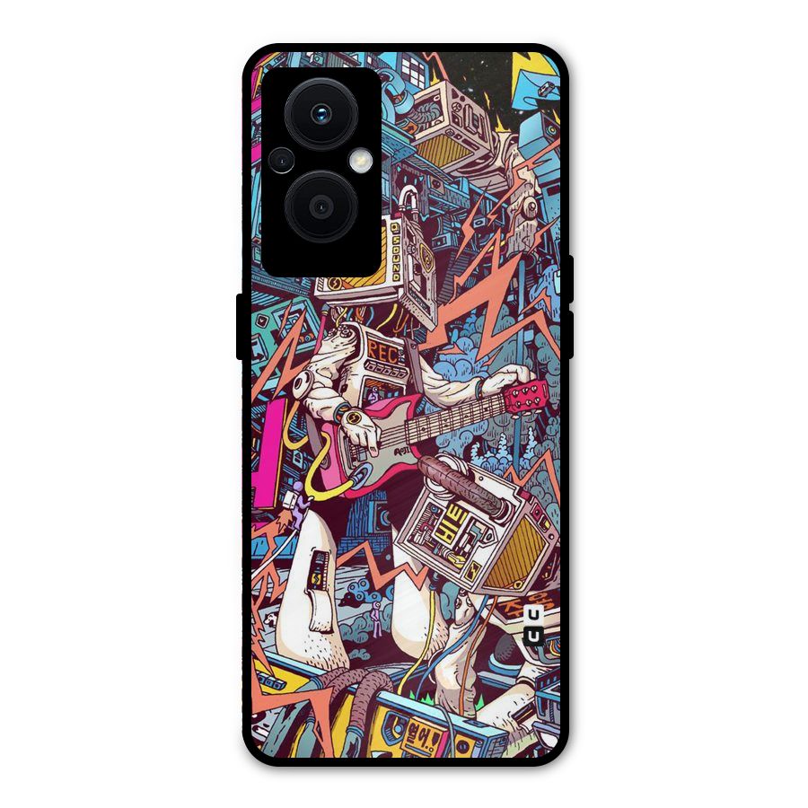 Electric Colors Metal Back Case for Oppo F21 Pro 5G