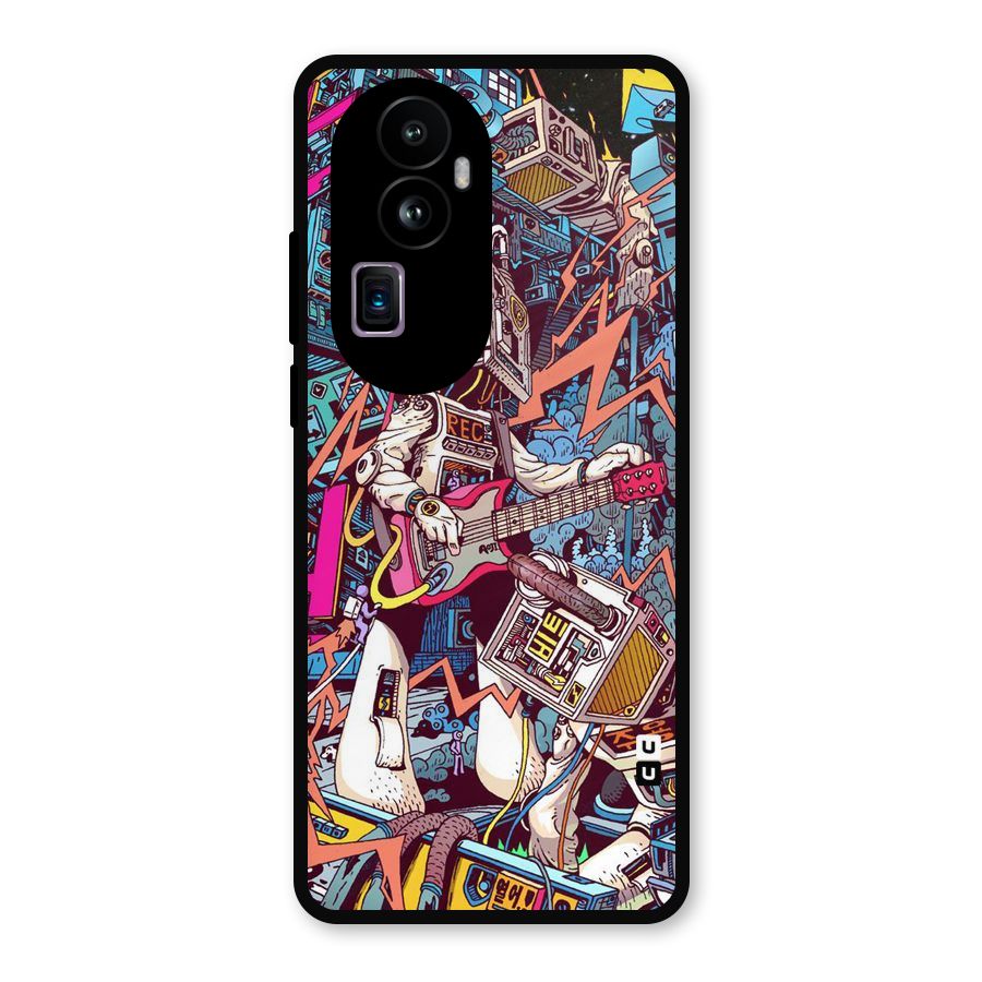 Electric Colors Metal Back Case for Oppo Reno10 Pro Plus