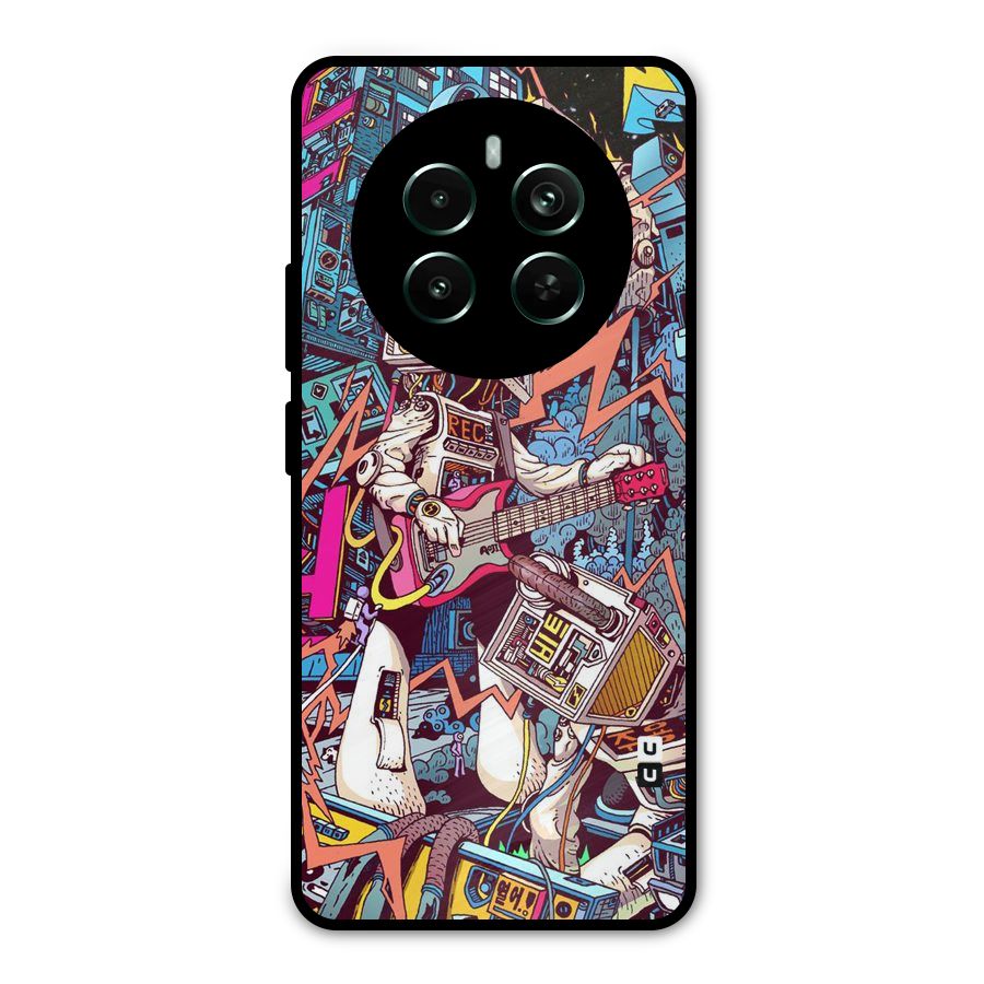 Electric Colors Metal Back Case for Realme 12 Pro Plus