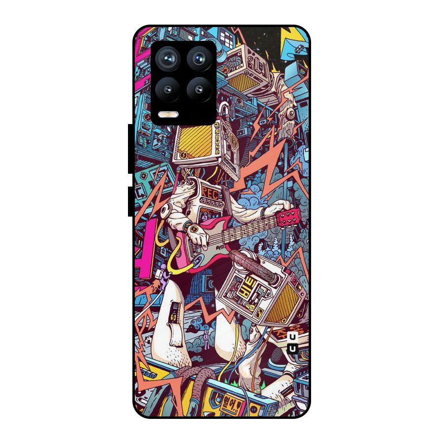 Electric Colors Metal Back Case for Realme 8