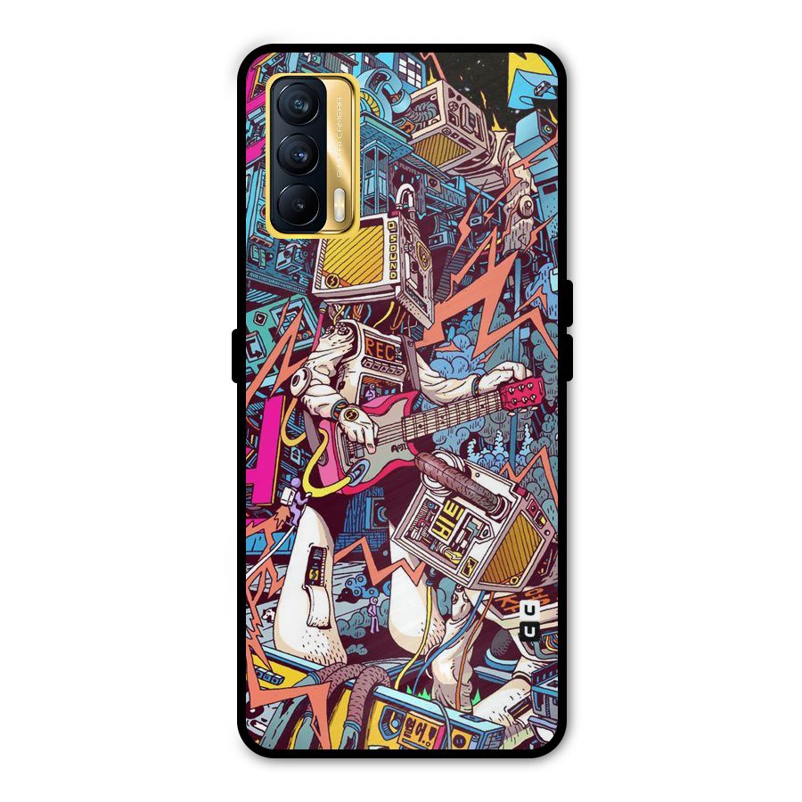 Electric Colors Metal Back Case for Realme X7