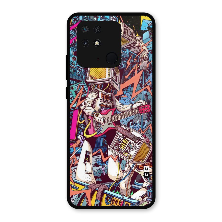 Electric Colors Metal Back Case for Redmi 10 Power
