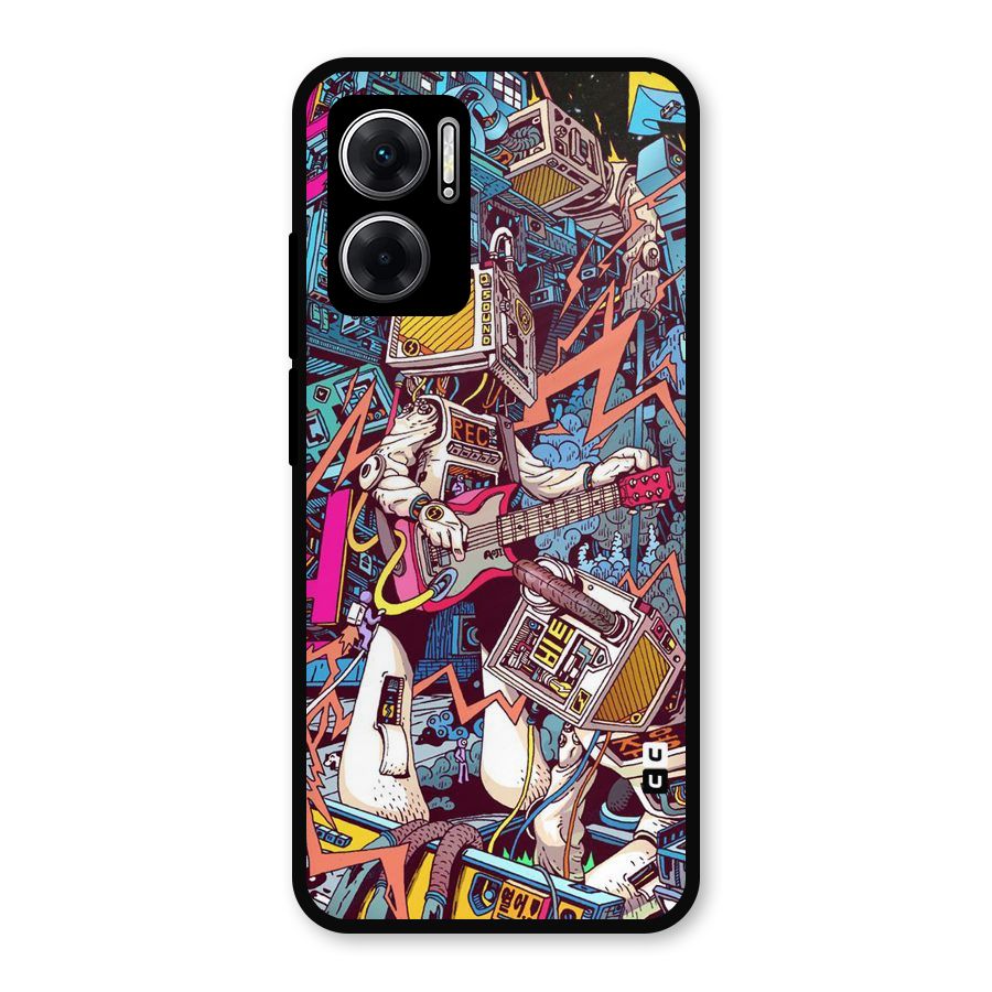 Electric Colors Metal Back Case for Redmi 11 Prime 5G