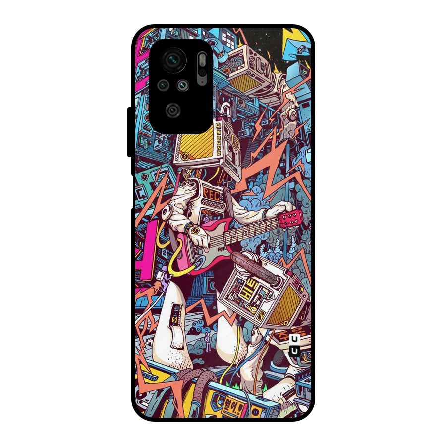 Electric Colors Metal Back Case for Redmi Note 10S