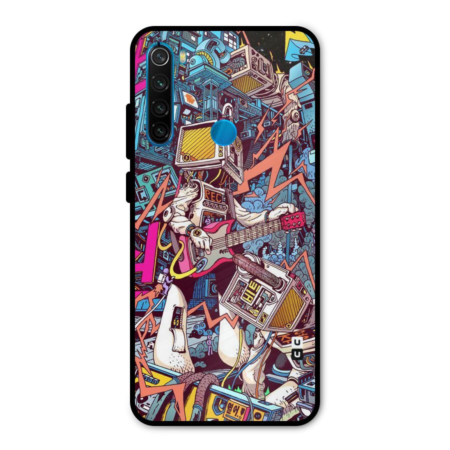 Electric Colors Metal Back Case for Redmi Note 8