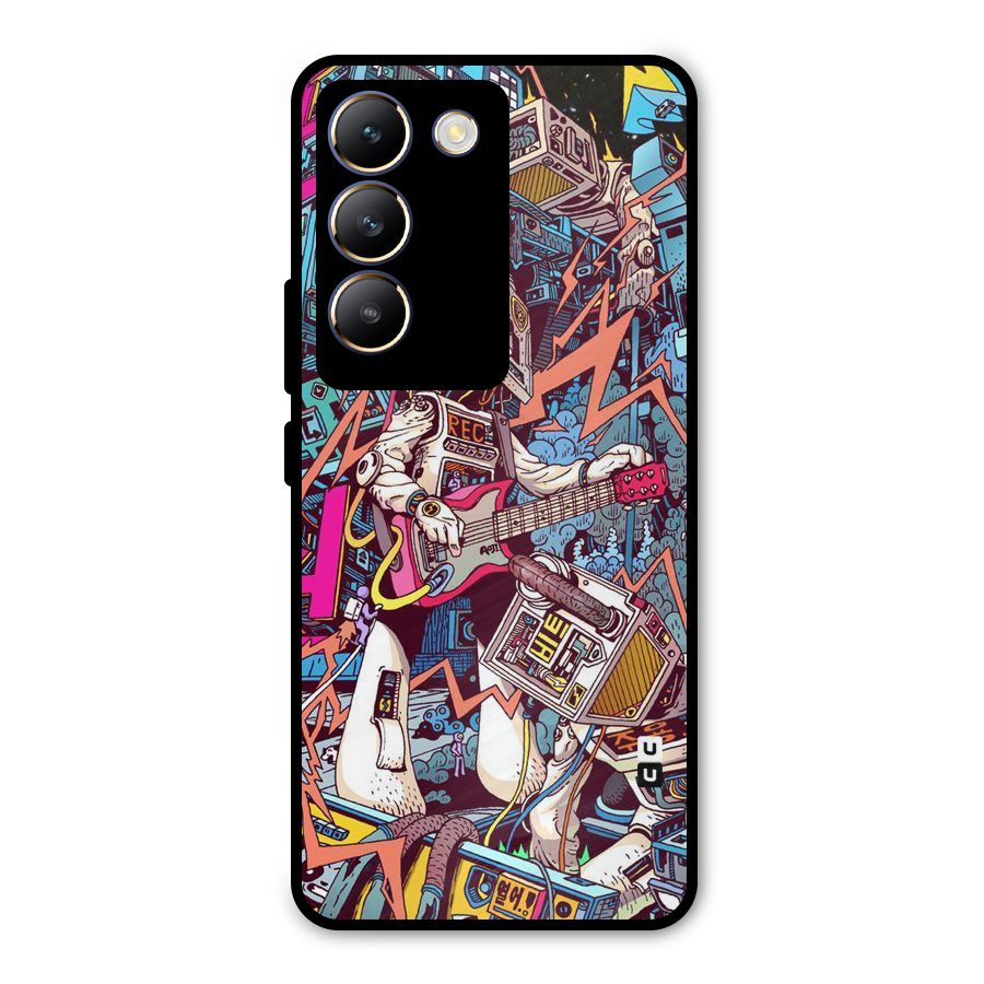 Electric Colors Metal Back Case for Vivo T3 5G