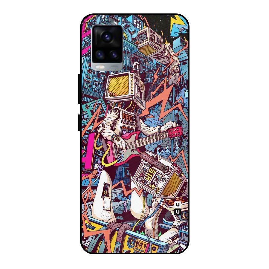 Electric Colors Metal Back Case for Vivo V20