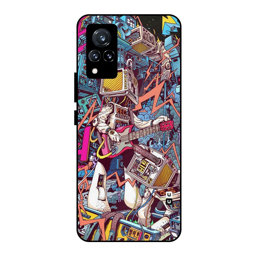 Electric Colors Metal Back Case for Vivo V21 5G