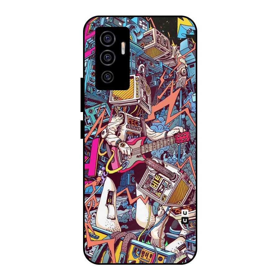 Electric Colors Metal Back Case for Vivo V23e