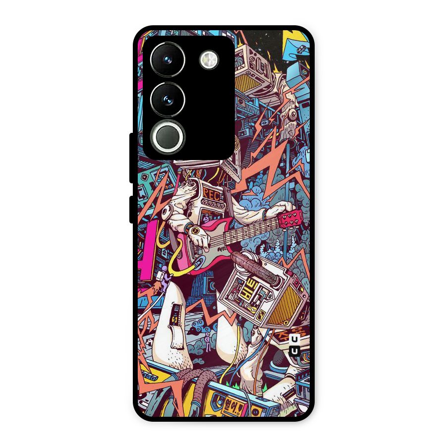 Electric Colors Metal Back Case for Vivo Y200