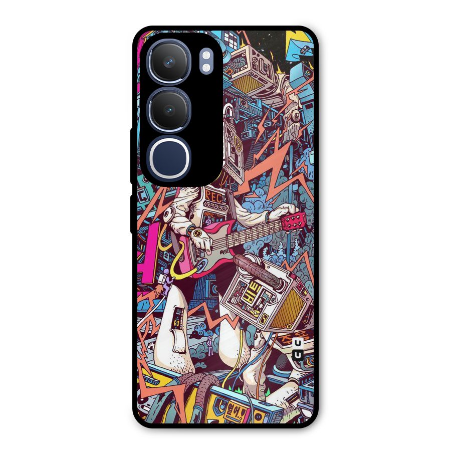 Electric Colors Metal Back Case for Vivo Y29