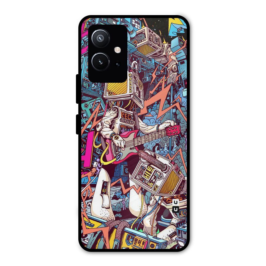 Electric Colors Metal Back Case for Vivo Y75 5G