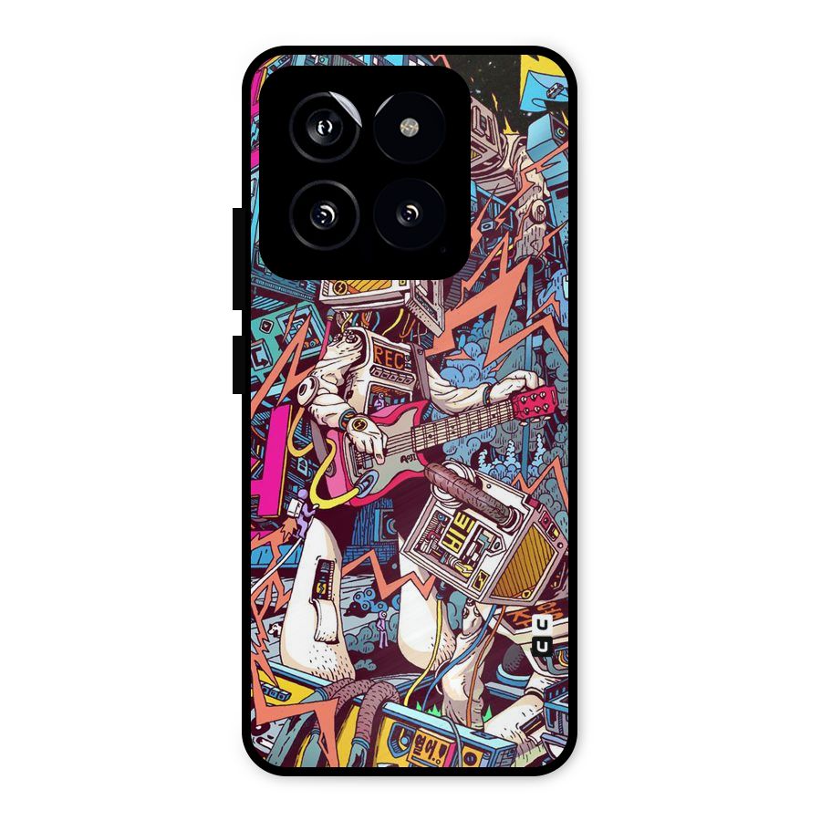 Electric Colors Metal Back Case for Xiaomi 14
