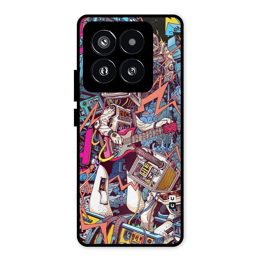 Electric Colors Metal Back Case for Xiaomi 14 Pro