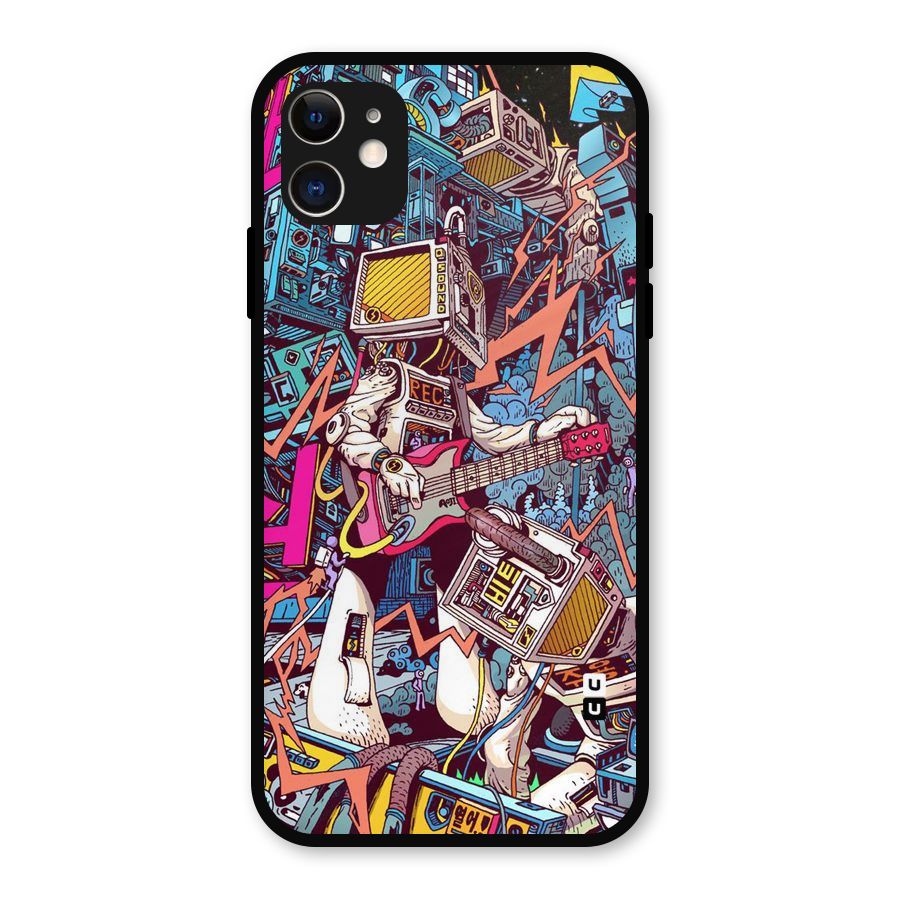 Electric Colors Metal Back Case for iPhone 11