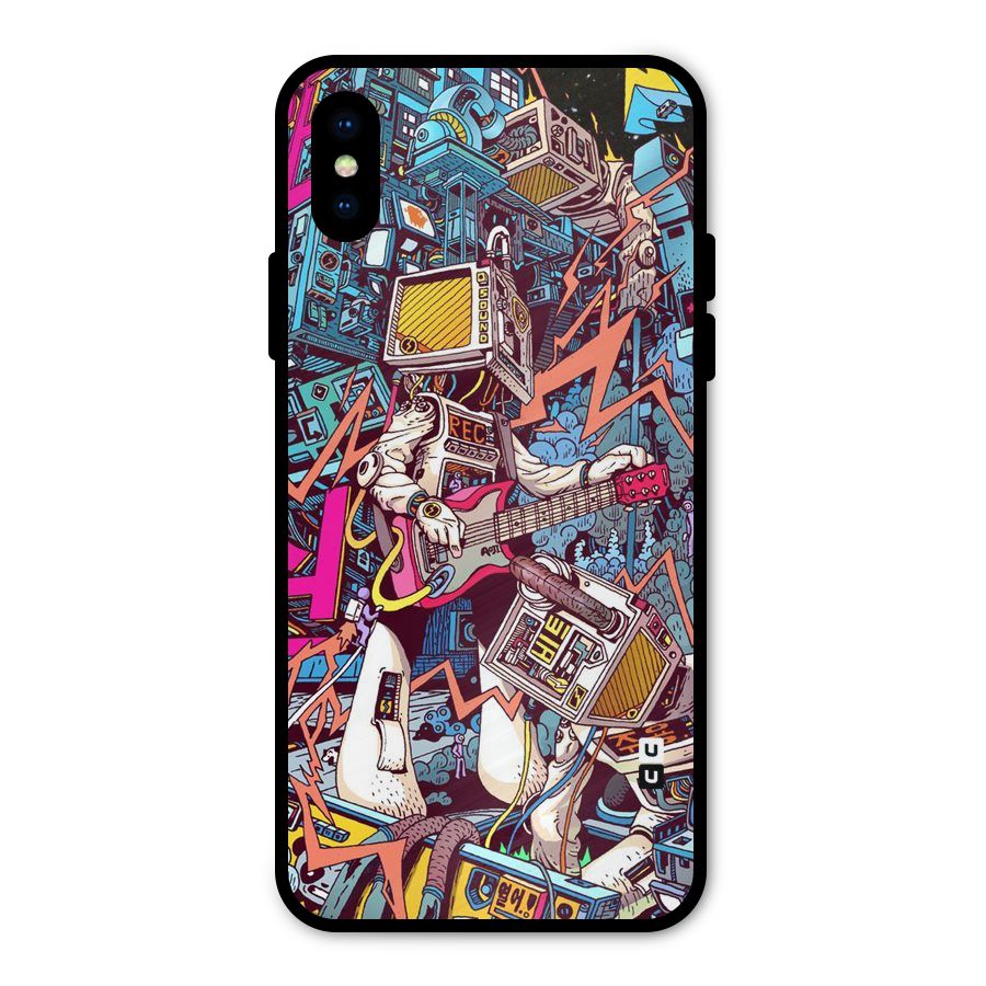 Electric Colors Metal Back Case for iPhone X