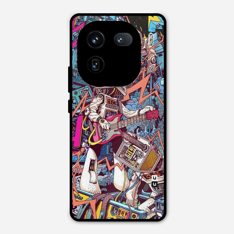 Electric Colors Metal Back Case for iQOO 12