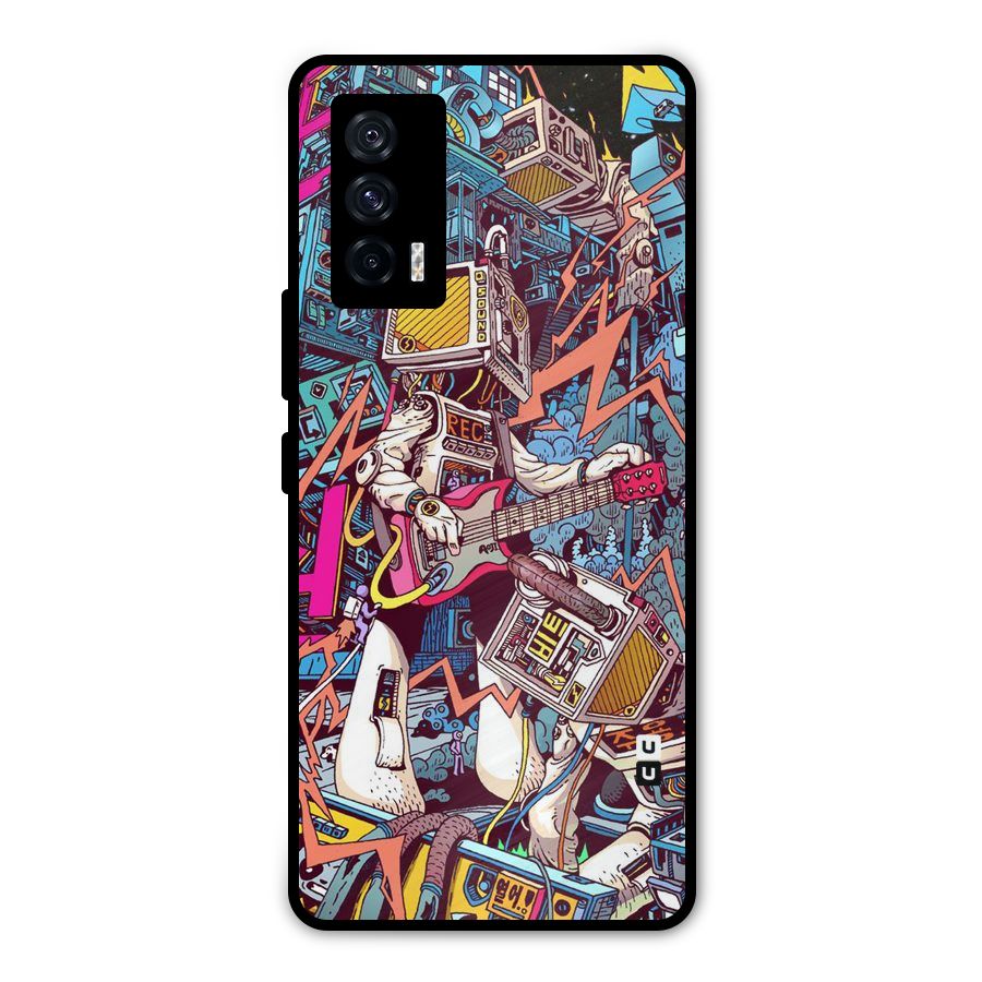 Electric Colors Metal Back Case for iQOO 7 5G