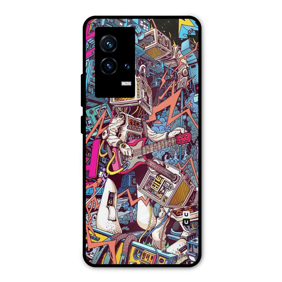 Electric Colors Metal Back Case for iQOO 9 5G