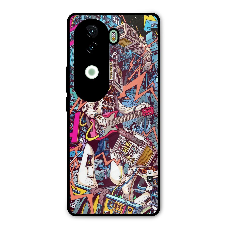 Electric Colors Metal Back Case for iQOO Z9s