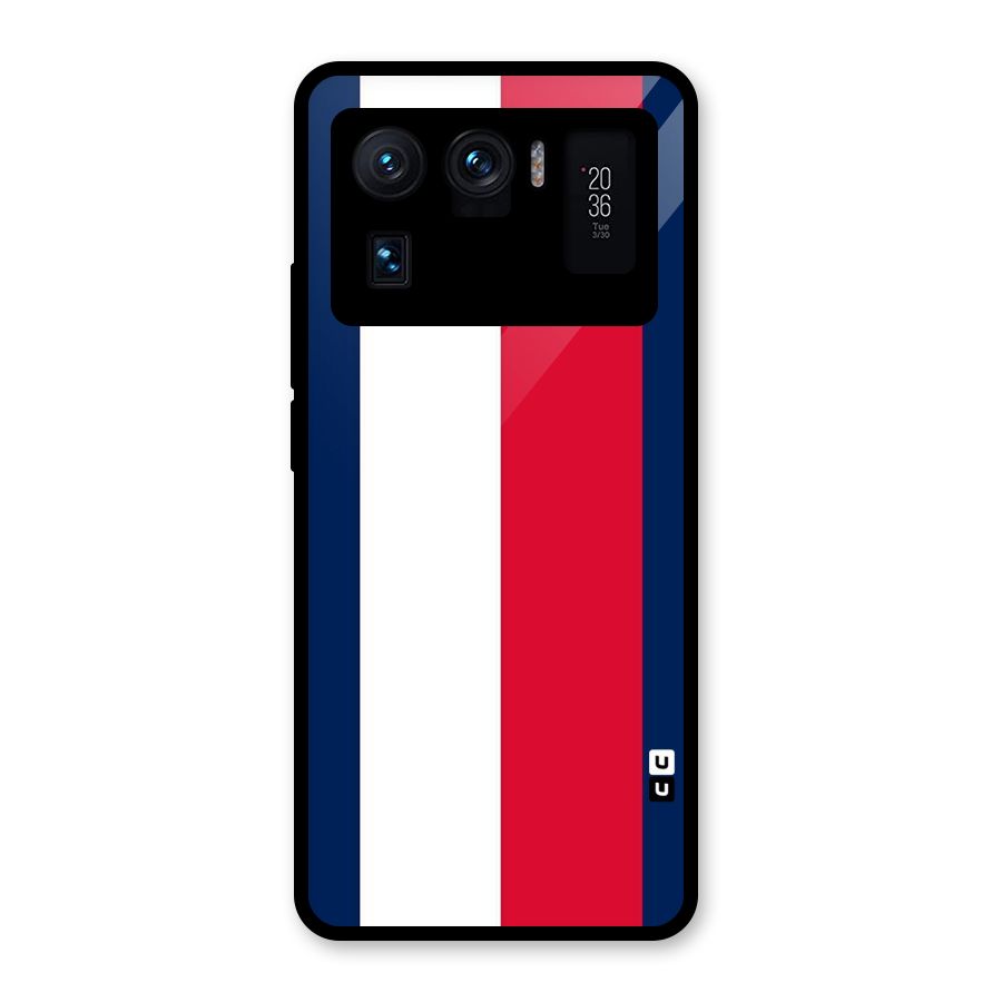 Electric Colors Stripe Glass Back Case for Mi 11 Ultra