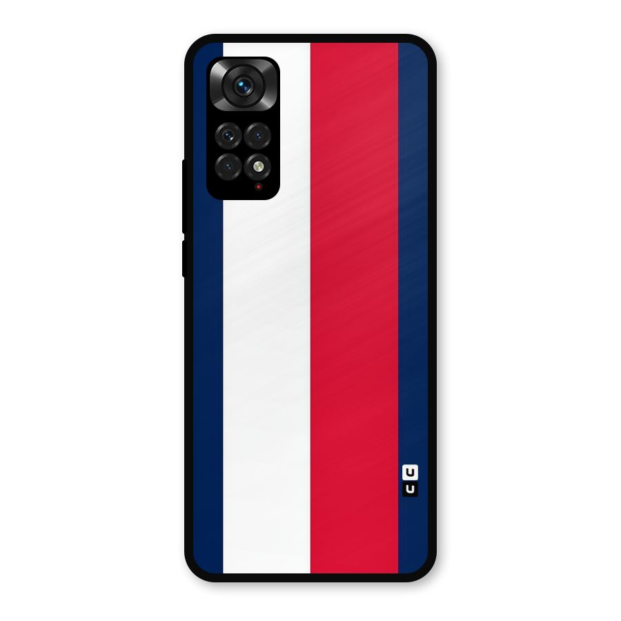 Electric Colors Stripe Metal Back Case for Redmi Note 11s