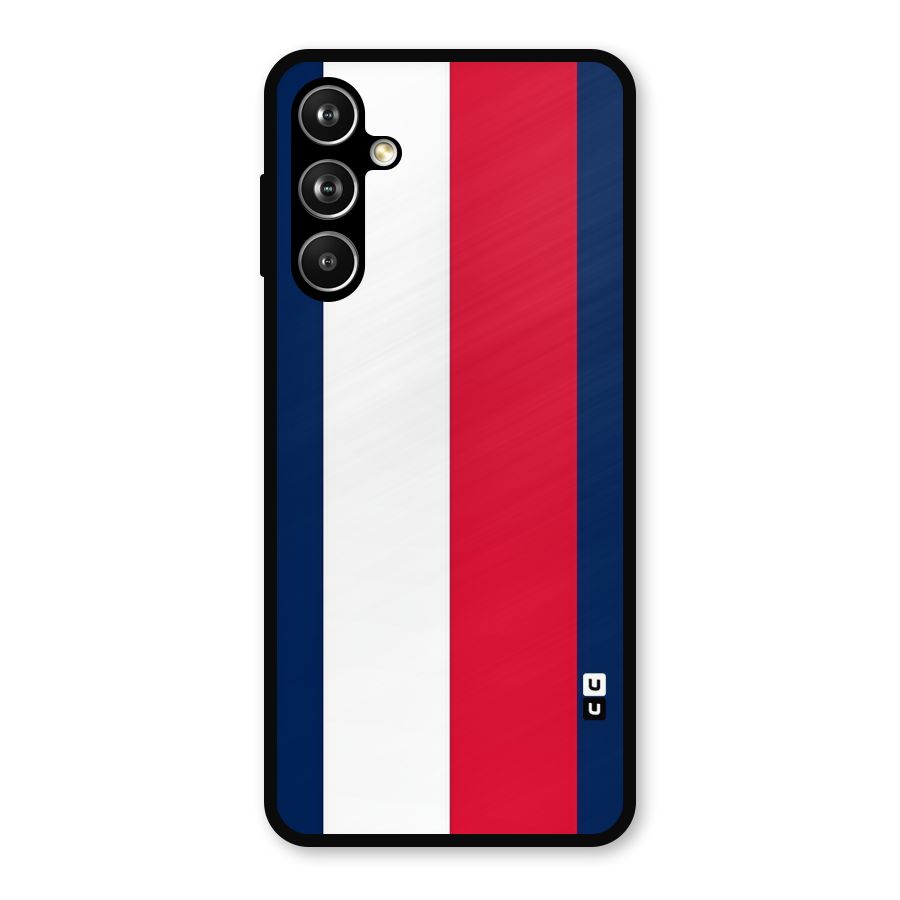 Electric Colors Stripe Metal Back Case for Samsung Galaxy M54