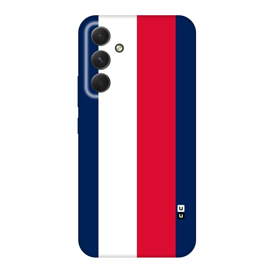 Electric Colors Stripe Original Polycarbonate Back Case for Galaxy A54