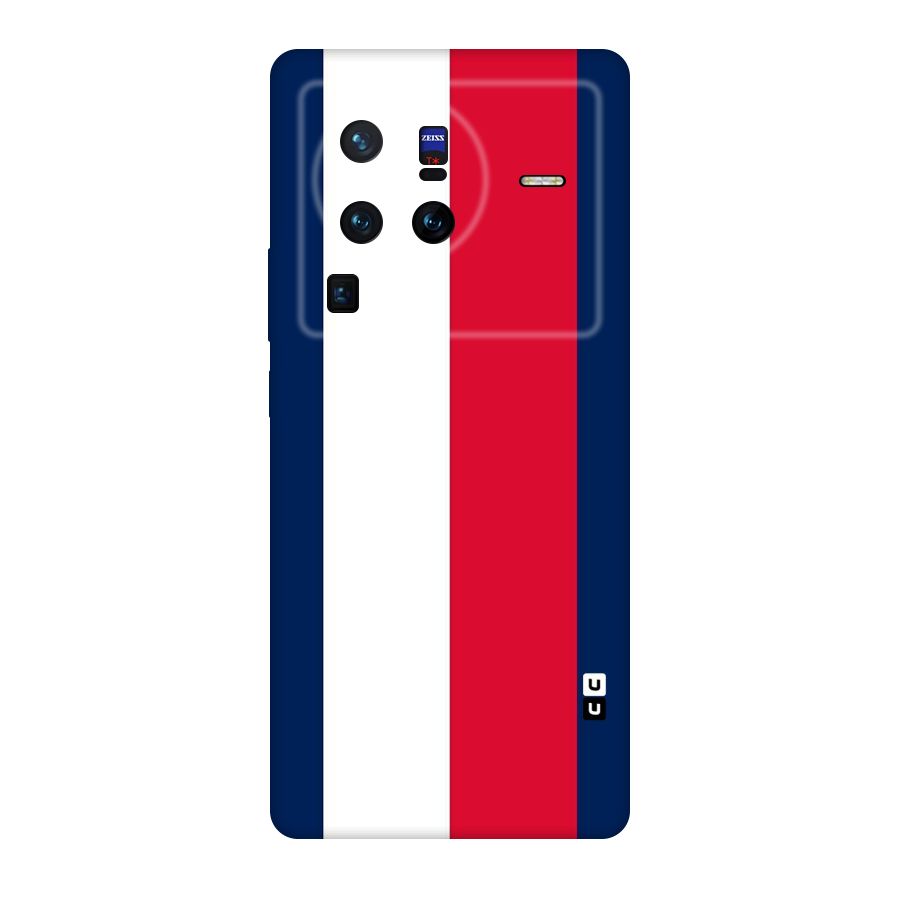 Electric Colors Stripe Original Polycarbonate Back Case for Vivo X80