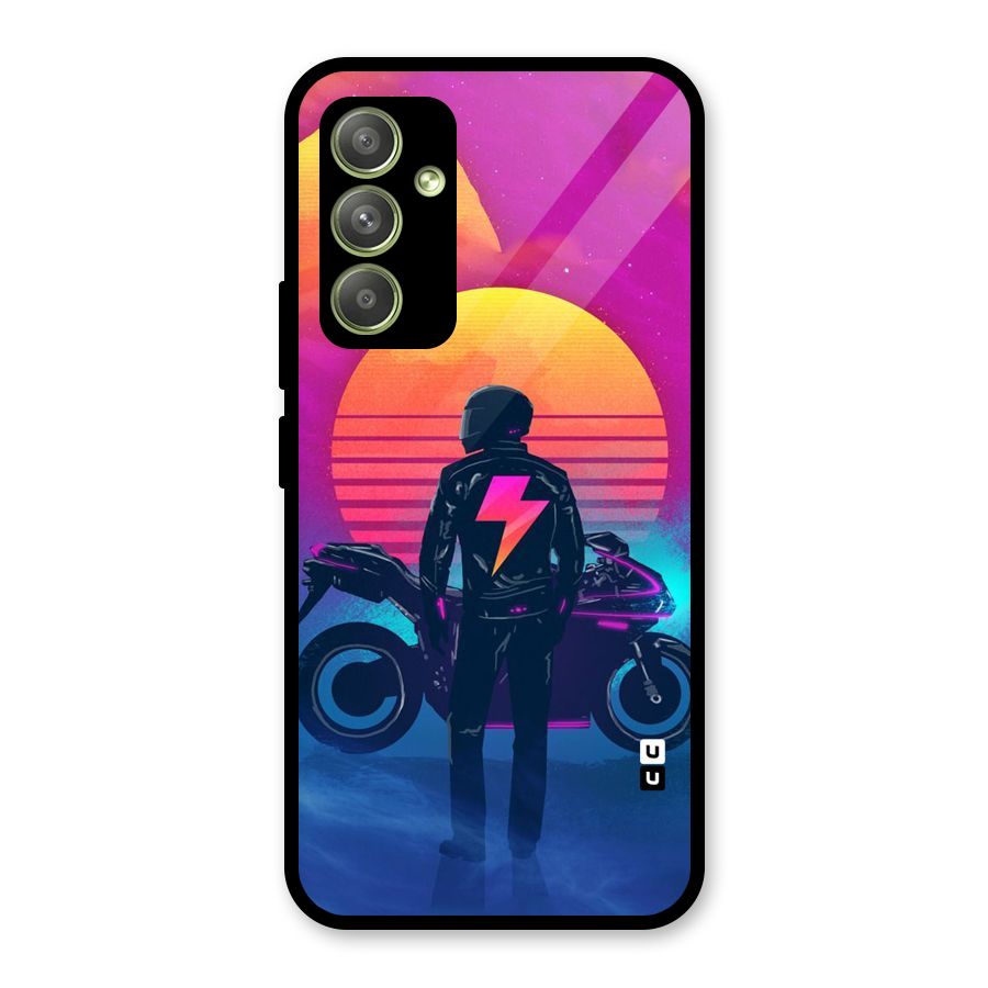 Electric Ride Glass Back Case for Galaxy A54