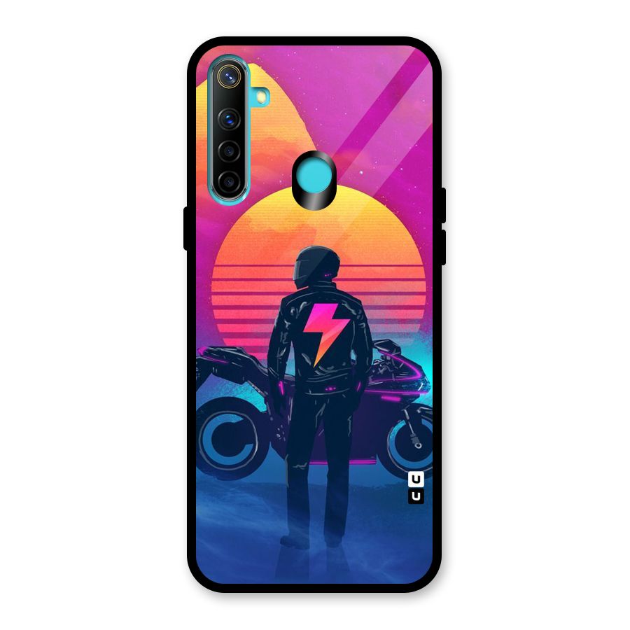 Electric Ride Glass Back Case for Realme Narzo 10
