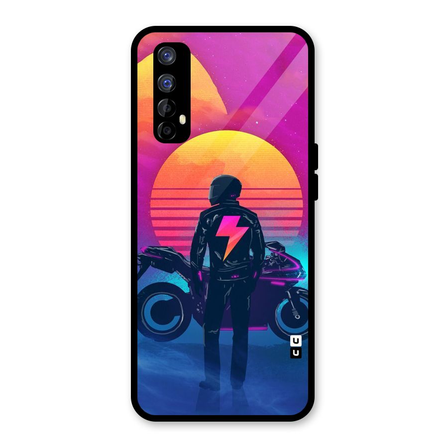 Electric Ride Glass Back Case for Realme Narzo 20 Pro