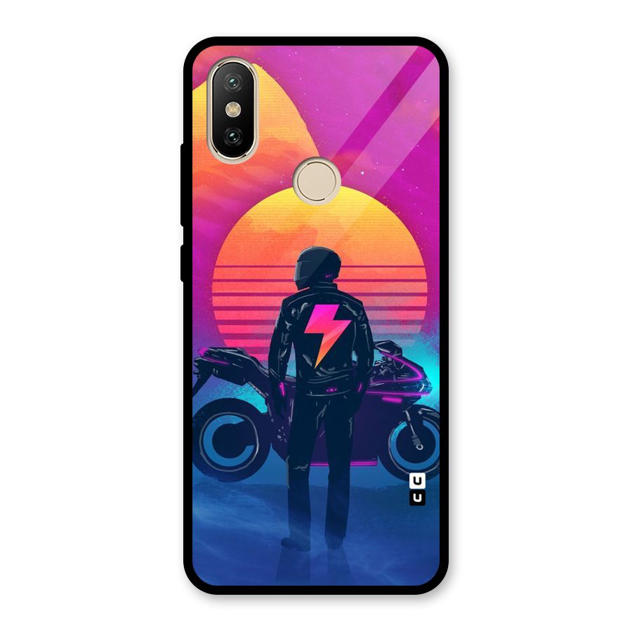 Electric Ride Glass Back Case for Redmi A2