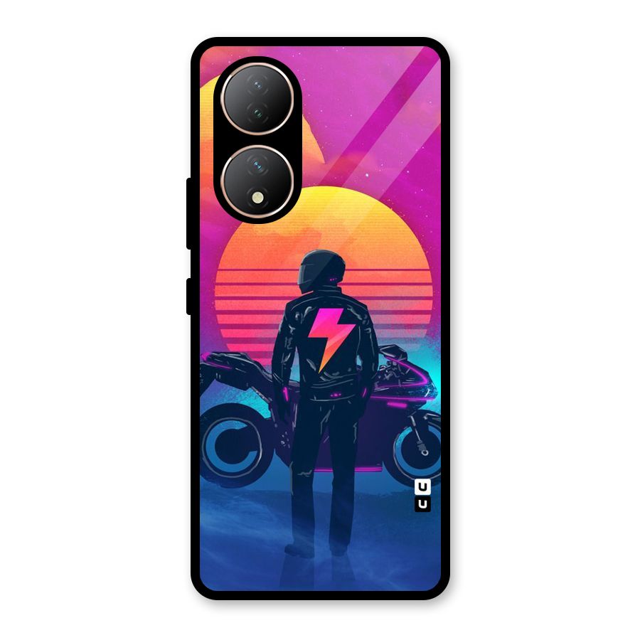 Electric Ride Glass Back Case for Vivo Y100A