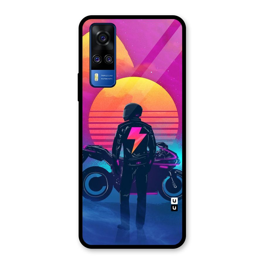 Electric Ride Glass Back Case for Vivo Y31