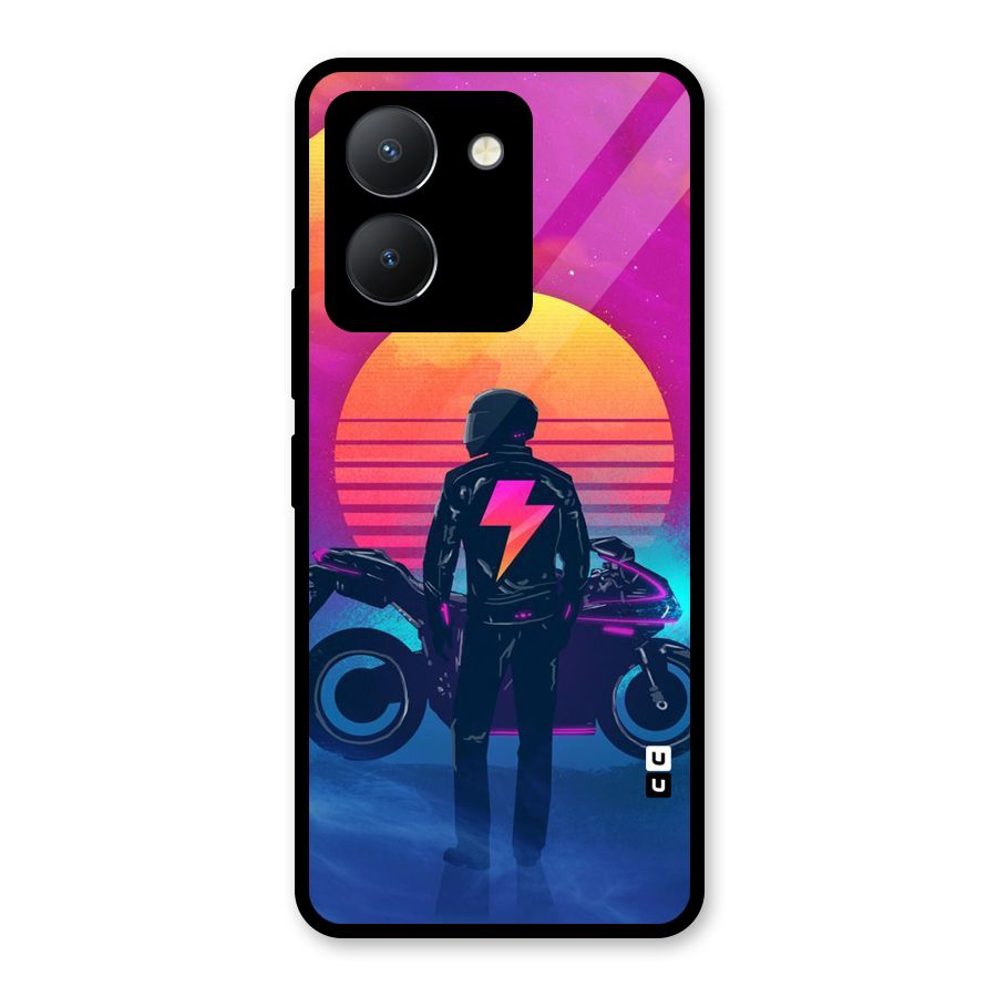 Electric Ride Glass Back Case for Vivo Y36