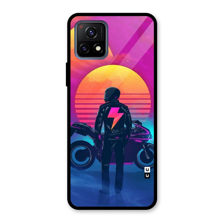 Electric Ride Glass Back Case for Vivo Y72 5G