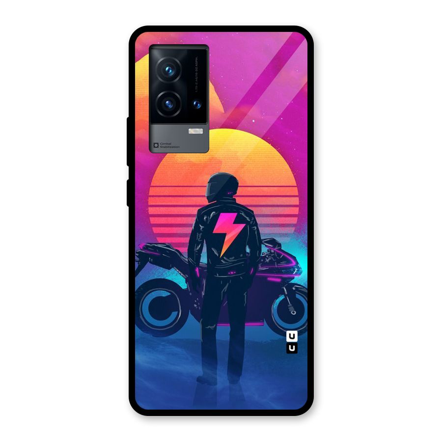 Electric Ride Glass Back Case for iQOO 9 5G