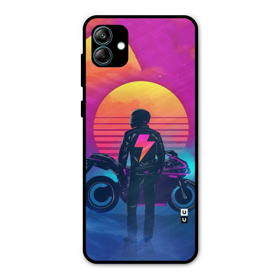 Electric Ride Metal Back Case for Galaxy A04