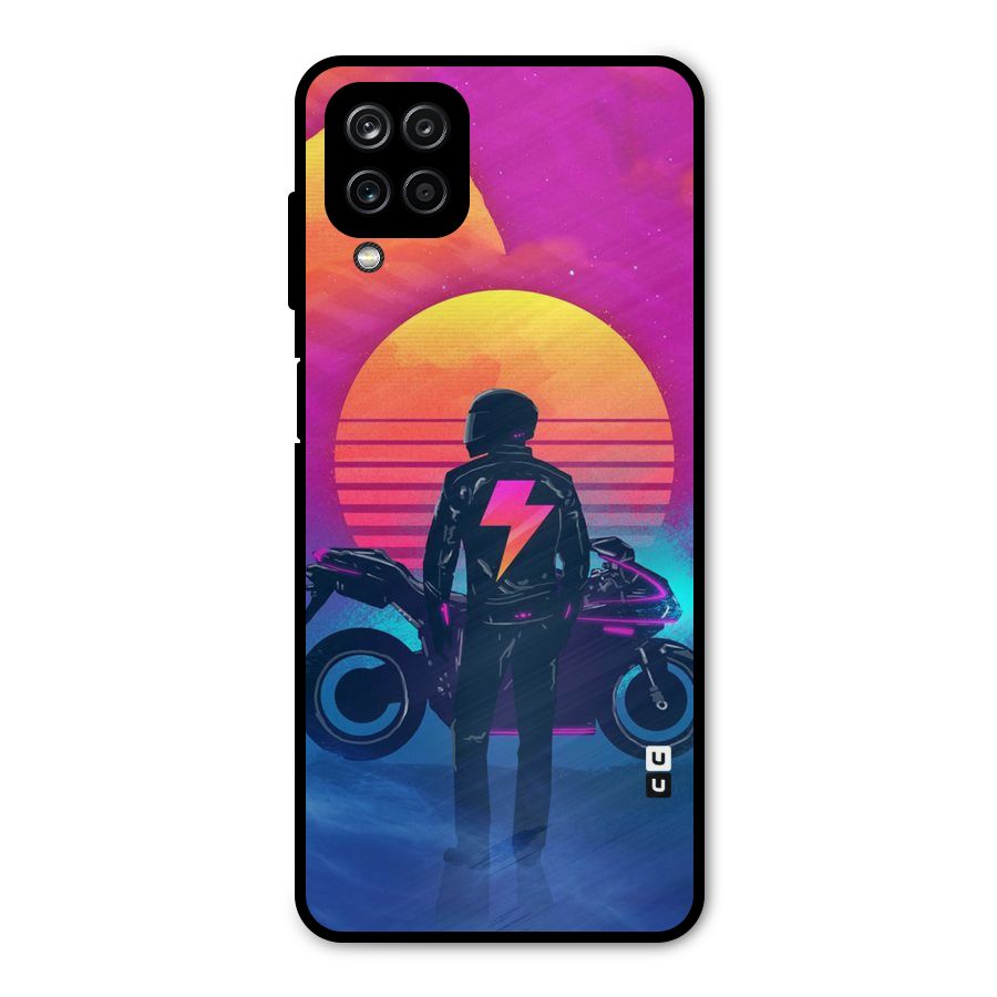 Electric Ride Metal Back Case for Galaxy A12