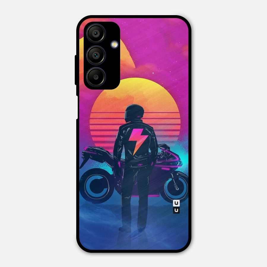 Electric Ride Metal Back Case for Galaxy A15 5G