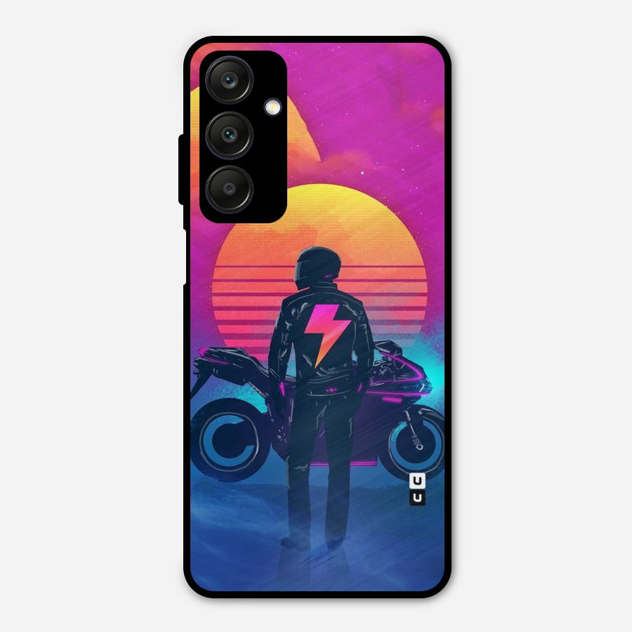 Electric Ride Metal Back Case for Galaxy A25 5G