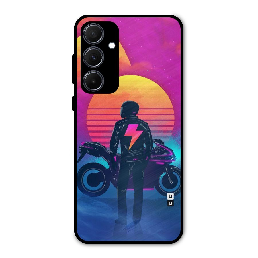 Electric Ride Metal Back Case for Galaxy A35