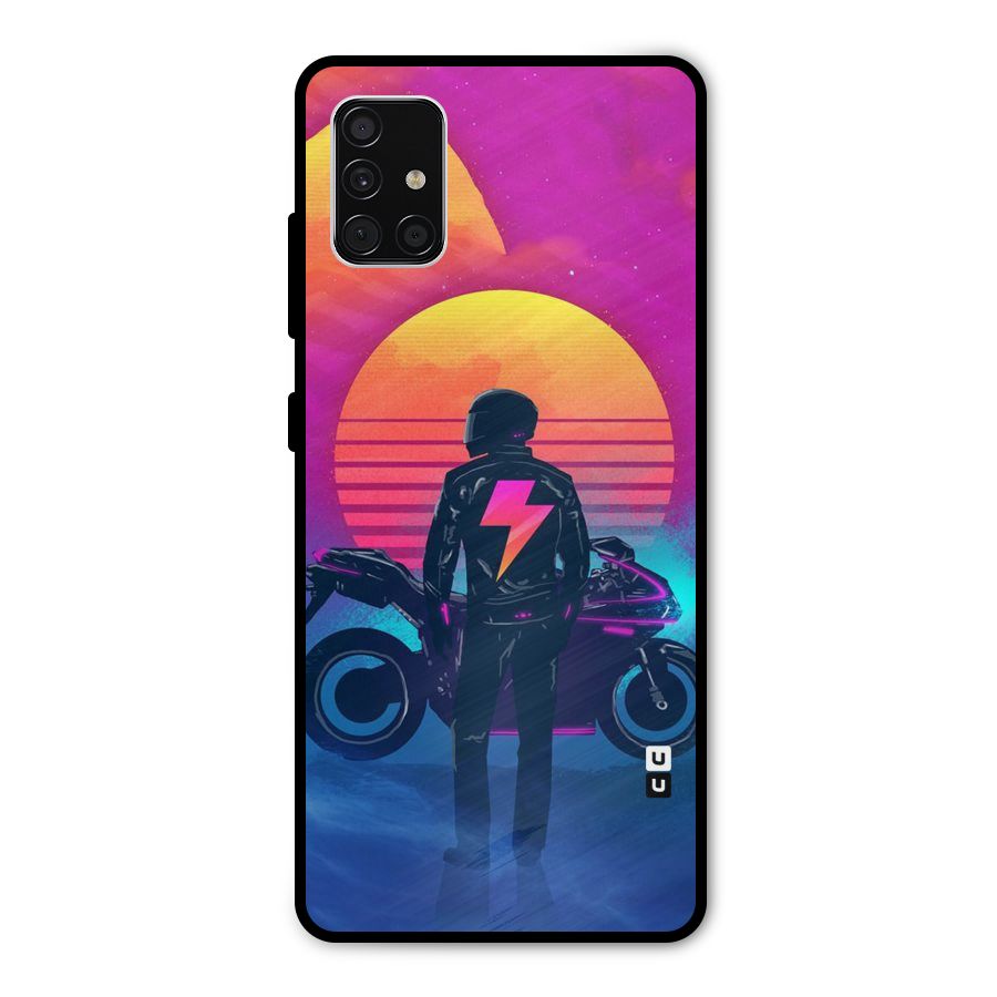 Electric Ride Metal Back Case for Galaxy A51