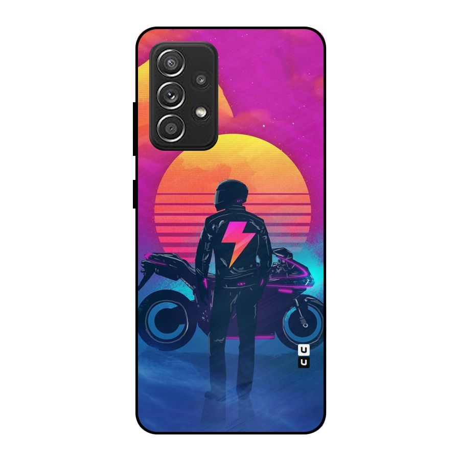 Electric Ride Metal Back Case for Galaxy A52s 5G