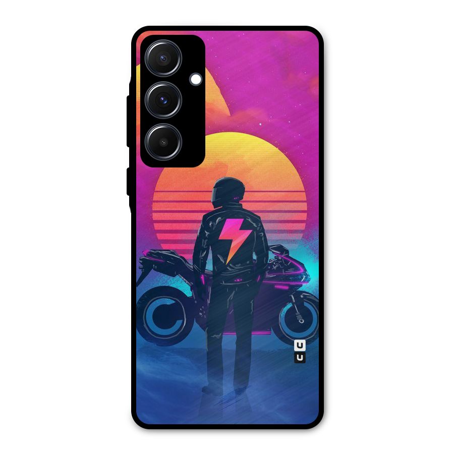 Electric Ride Metal Back Case for Galaxy A55