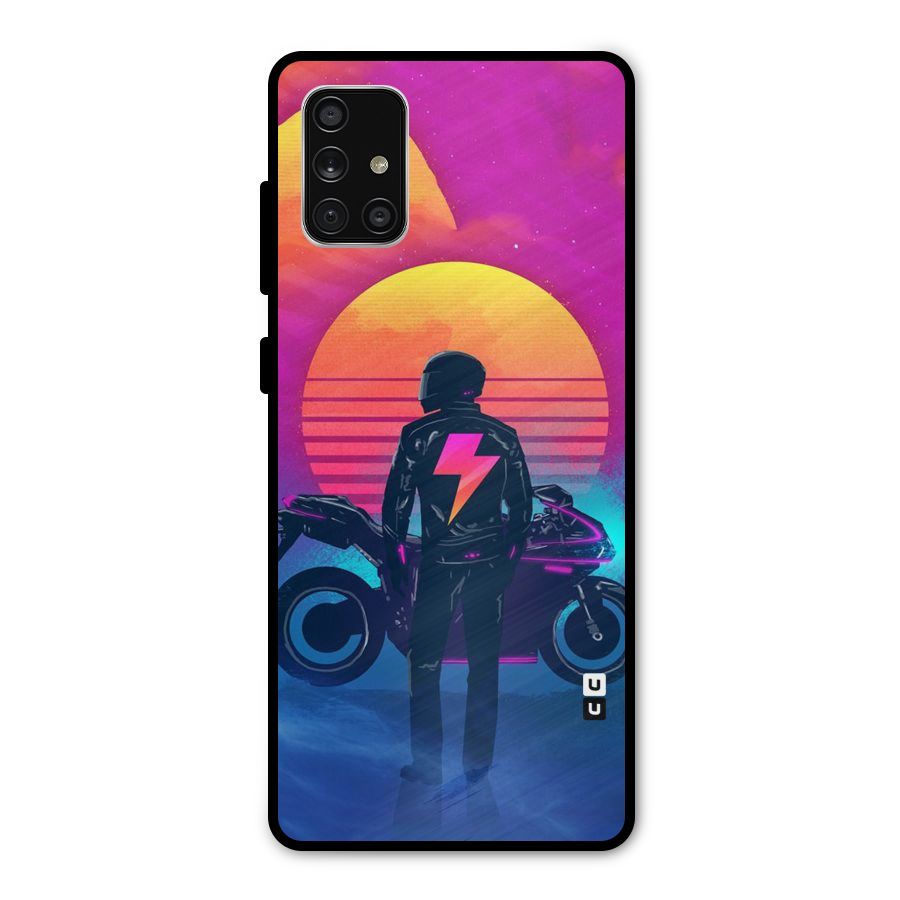 Electric Ride Metal Back Case for Galaxy A71