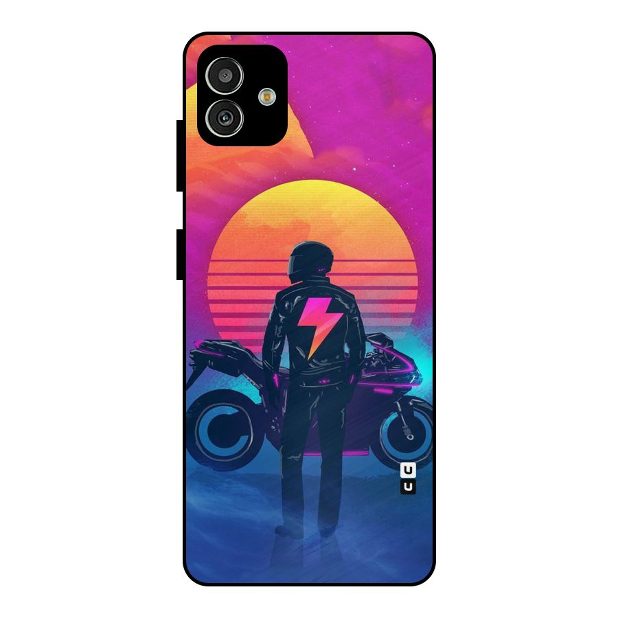 Electric Ride Metal Back Case for Galaxy M13 5G